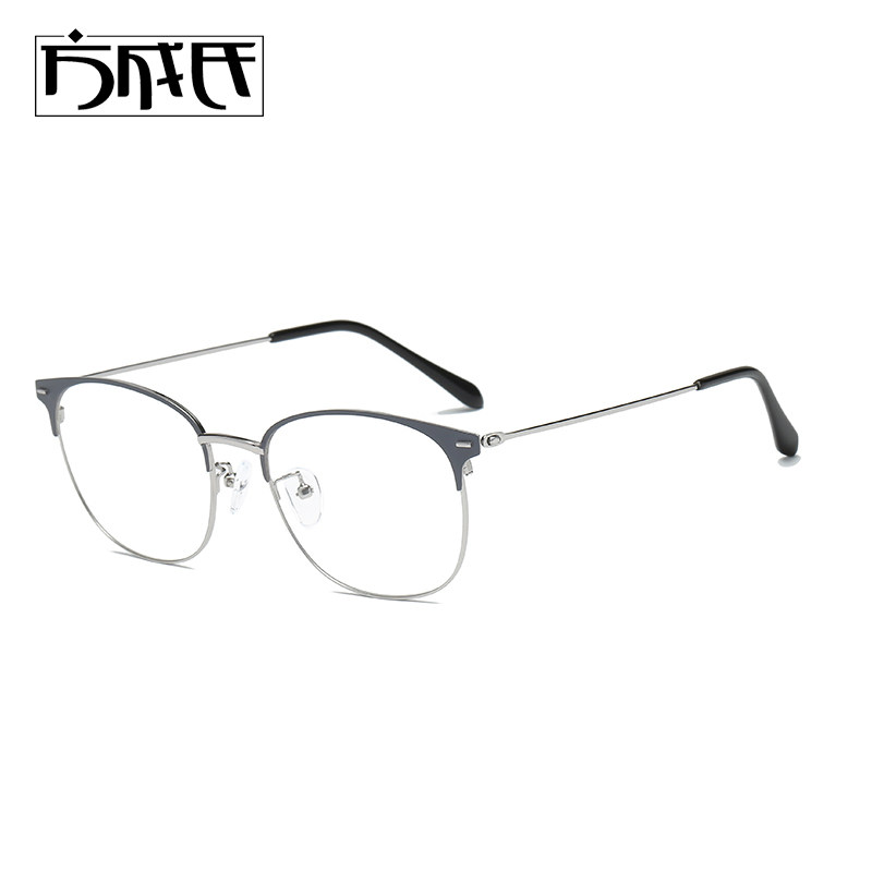 复古手造超轻眼镜框男近视眼镜架女配近视眼镜潮流时尚全框40015