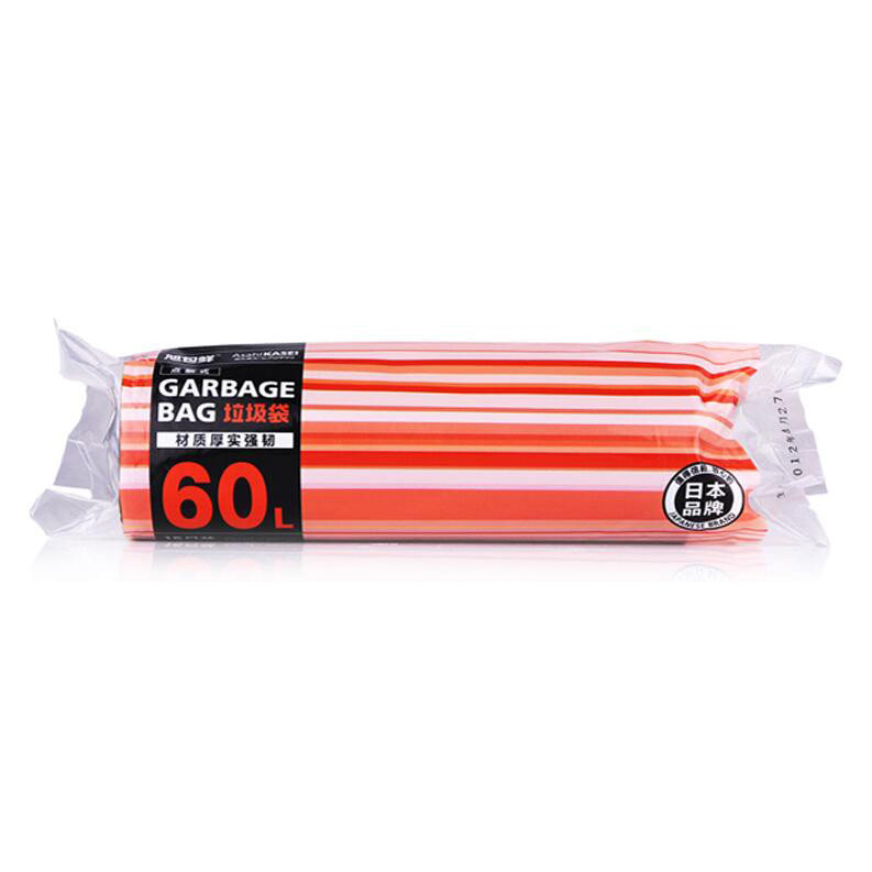 旭包鲜60L120升超大号垃圾袋加厚环卫袋塑料袋办公清洁袋黑色厨房