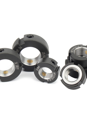 速发精R锁紧螺母密型径向锁紧17/1824机床螺丝母杆止退防松圆螺母