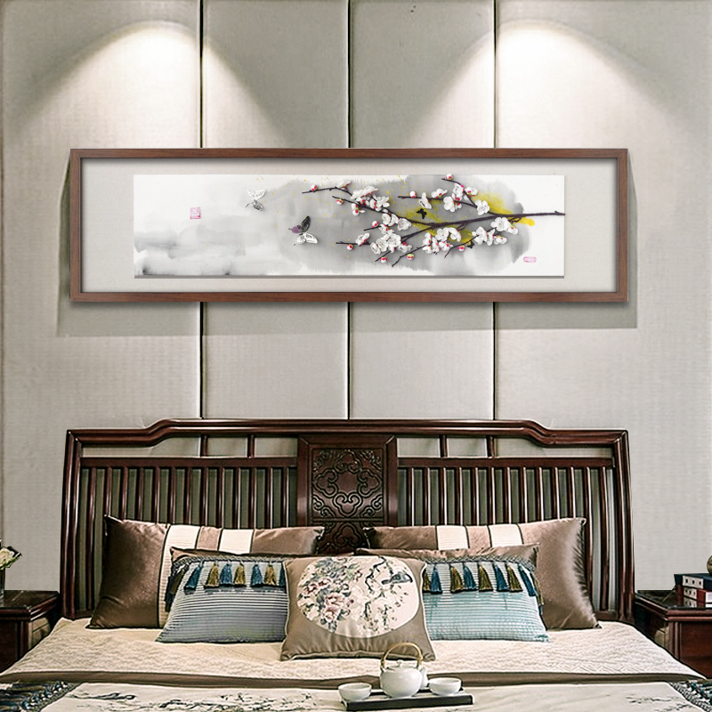 速发客厅沙发背景墙面立体实物画新中式装饰画样板房茶室酒店玄关