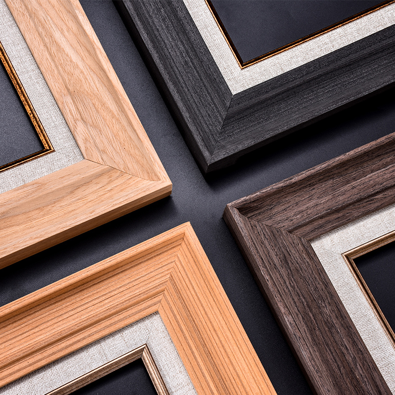 实木简约油画框外框装裱定制尺寸40*50*60画框相框裱框像框架挂墙