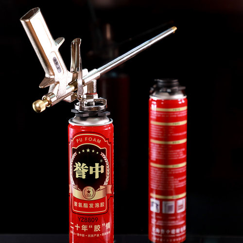 誉中发泡胶泡沫胶填缝剂门窗 高粘度防水 聚氨酯发泡剂建筑用造景