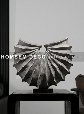 现代轻奢艺术家居摆件样板房间售楼处软装家O饰书房玄关酒柜工艺