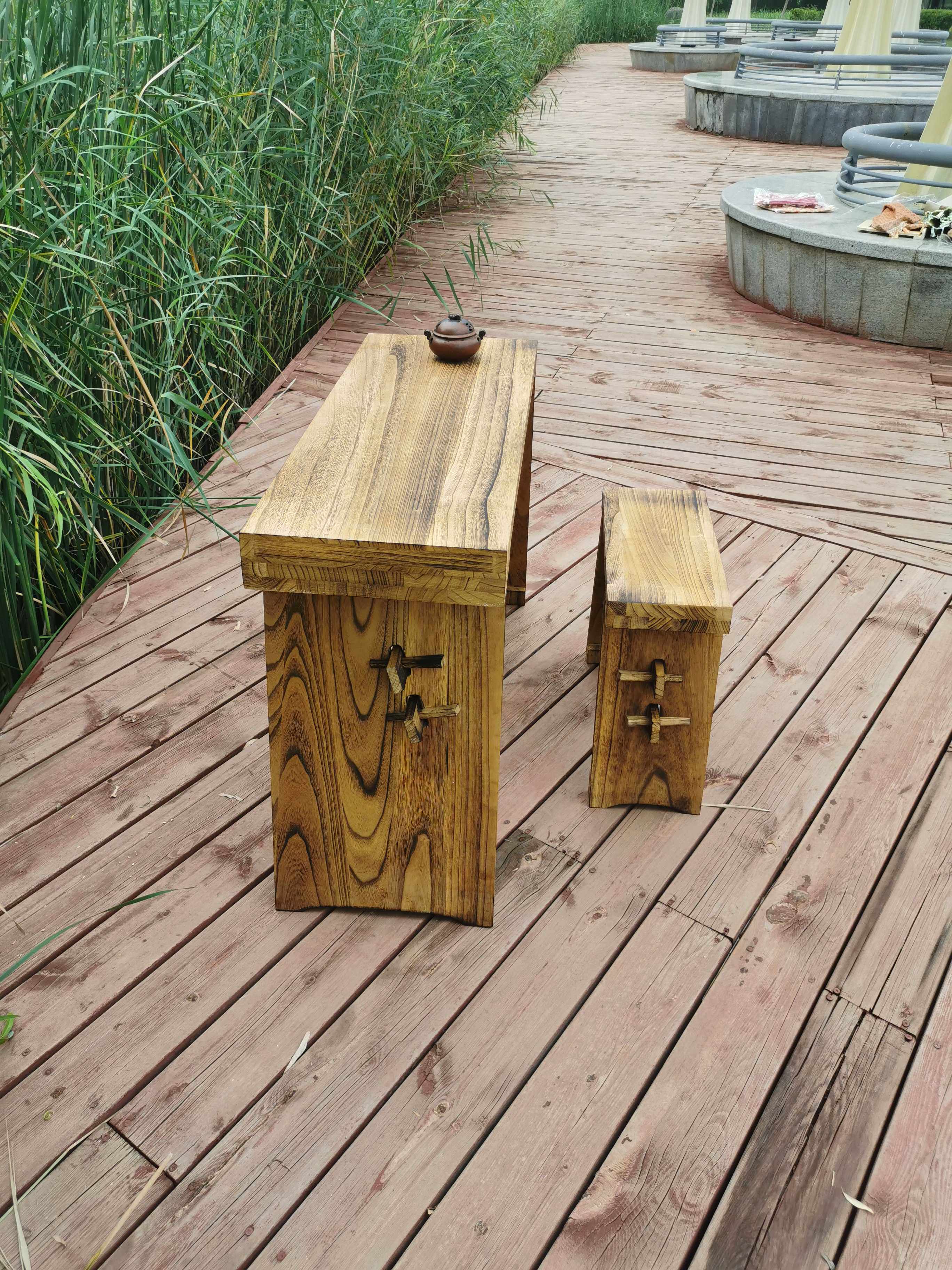 极速古琴桌凳桐木l共鸣箱 仿古实木 伏羲式仲尼式组装拆卸国学桌