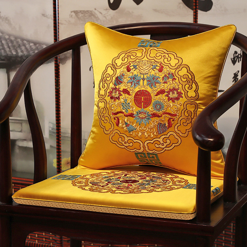 红木沙发椅子坐垫中式椅垫实木太师椅圈椅垫餐桌餐椅茶椅凳子垫子