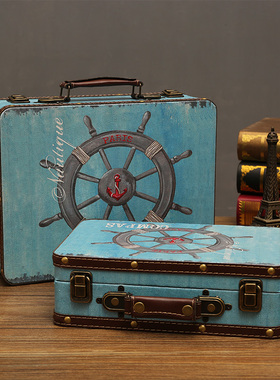 速发箱质复整手提箱家用衣服储物古理箱行李箱收纳木大号木箱子