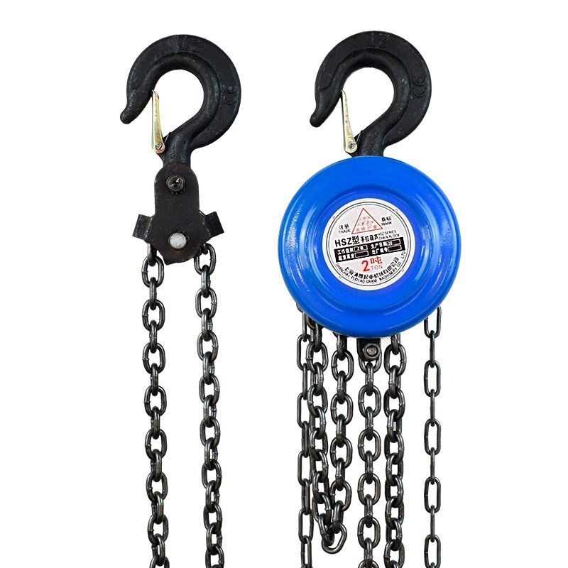 极速沪工b手拉葫芦倒链起重吊葫芦手动链条葫芦1吨2T3T5T3米6m