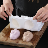 卡通布丁磨具小白兔果冻白凉粉甜品脱模冰格造型可爱冰淇淋制作器