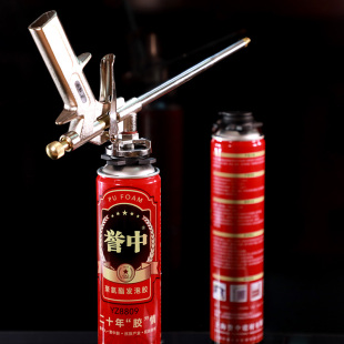 誉中发泡胶泡沫胶填缝剂门窗 高粘度防水 聚氨酯发泡剂建筑用造景