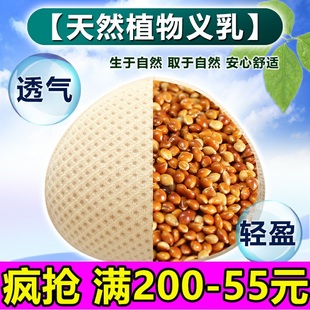 速发草籽义乳透假吸汗轻便假体气胸假乳房轻质中老年术后切除保护