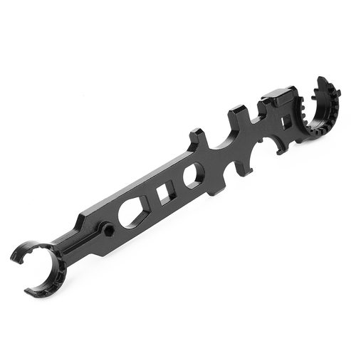 AR15/M4扳手 金属多功能扳手 AEG软弹改装 鱼骨托芯拆卸工具