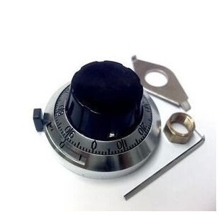 带开关锁定 46MM电位器旋钮 B2精密刻度盘旋钮 可调电阻多圈旋钮