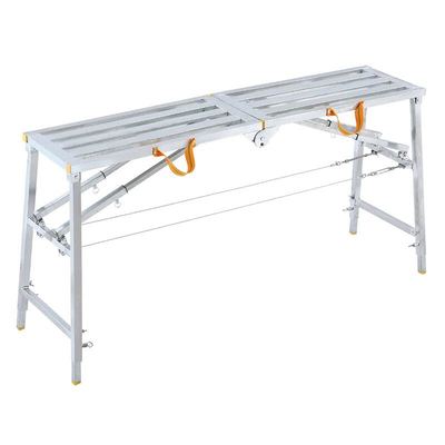 多功能装修折叠马凳 升降伸缩脚手架G便携工程梯子移动刮腻子平台