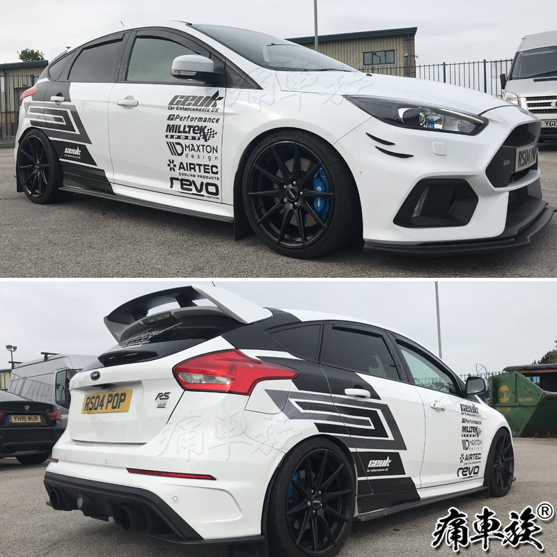 速发2018新福克斯车贴拉花 福克斯赛车装饰改装全车汽车贴纸贴膜