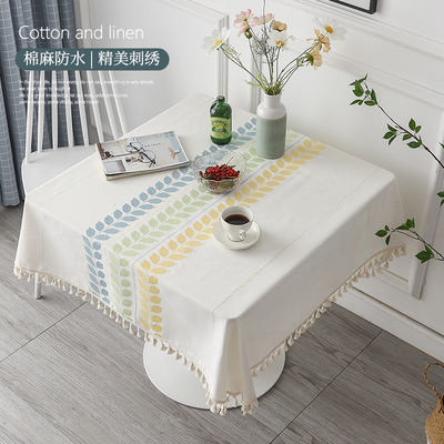 速发小方桌免布正方形防水几油桌洗茶防餐桌布艺四方八仙台布家用