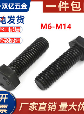 速发8.厘级外六角螺丝螺栓高强度加硬M8M10M12M148个大外六方螺钉