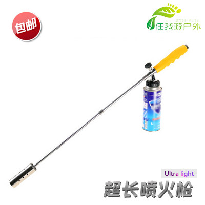 超长卡式喷e火枪丁烷气加长点火枪器喷灯消毒除草烧毛打火机火焰