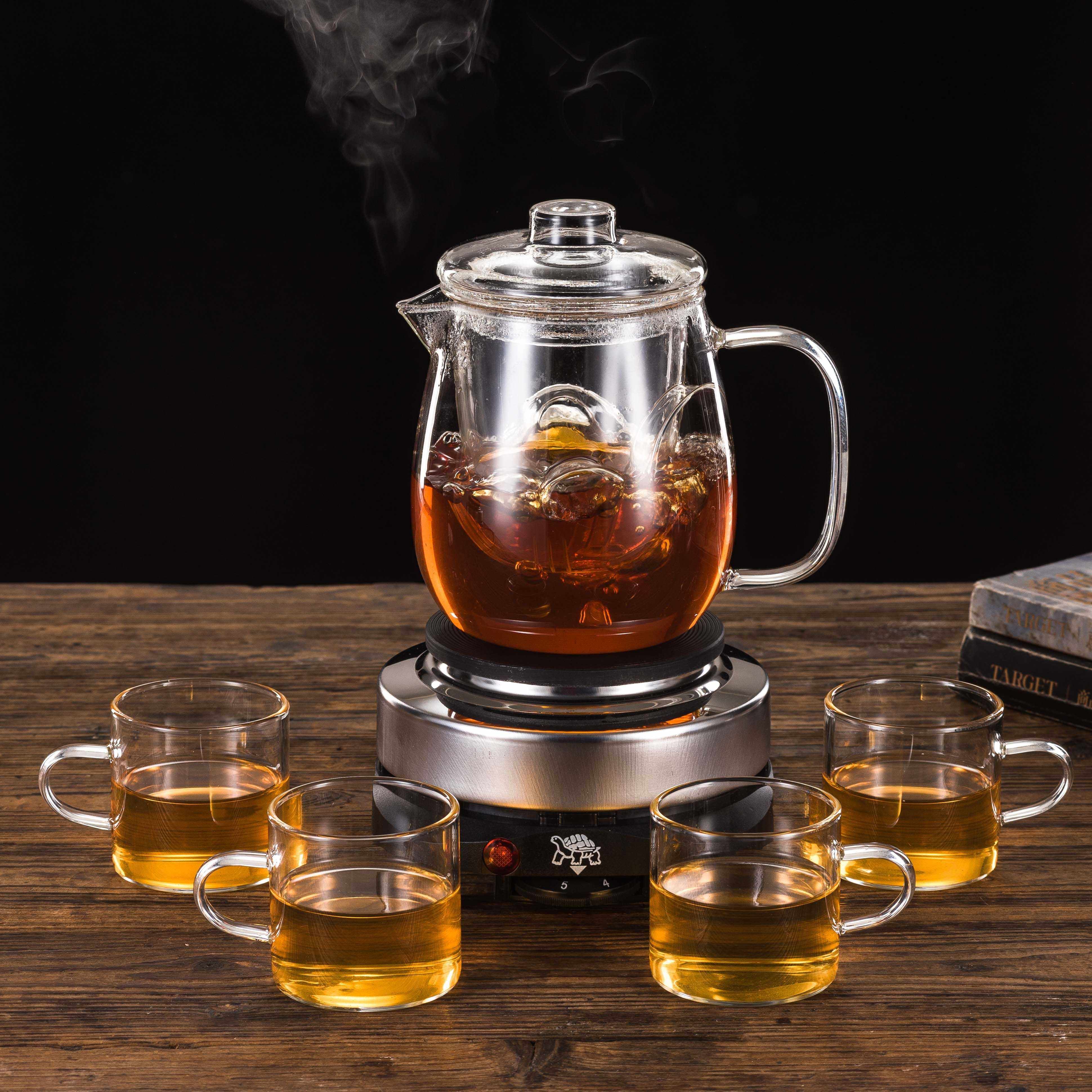 煮茶器套装耐热养生玻璃煮茶炉蒸汽煮F茶壶加热小电热炉家用熬茶,餐饮具,茶壶,淘宝优惠券,粉丝福利购,淘宝优惠卷