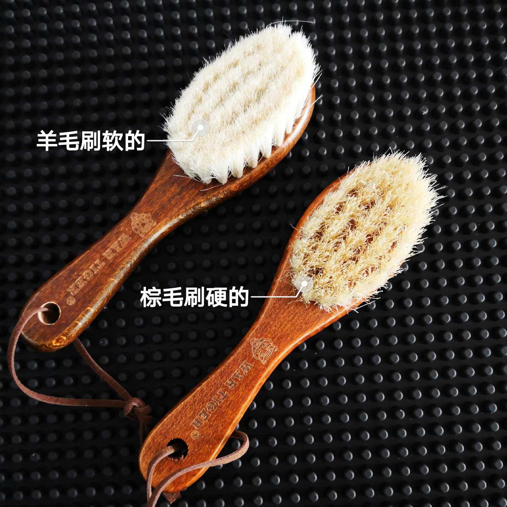 油头渐变刷指环刷柔软羊毛刷棕毛刷雕刻刷头毛刷