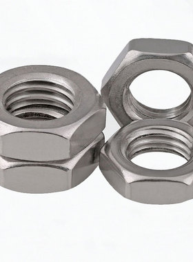 速发04不锈钢扁细牙薄螺母M*6M18M20M22M24M27M0M61x1x1.5x2x
