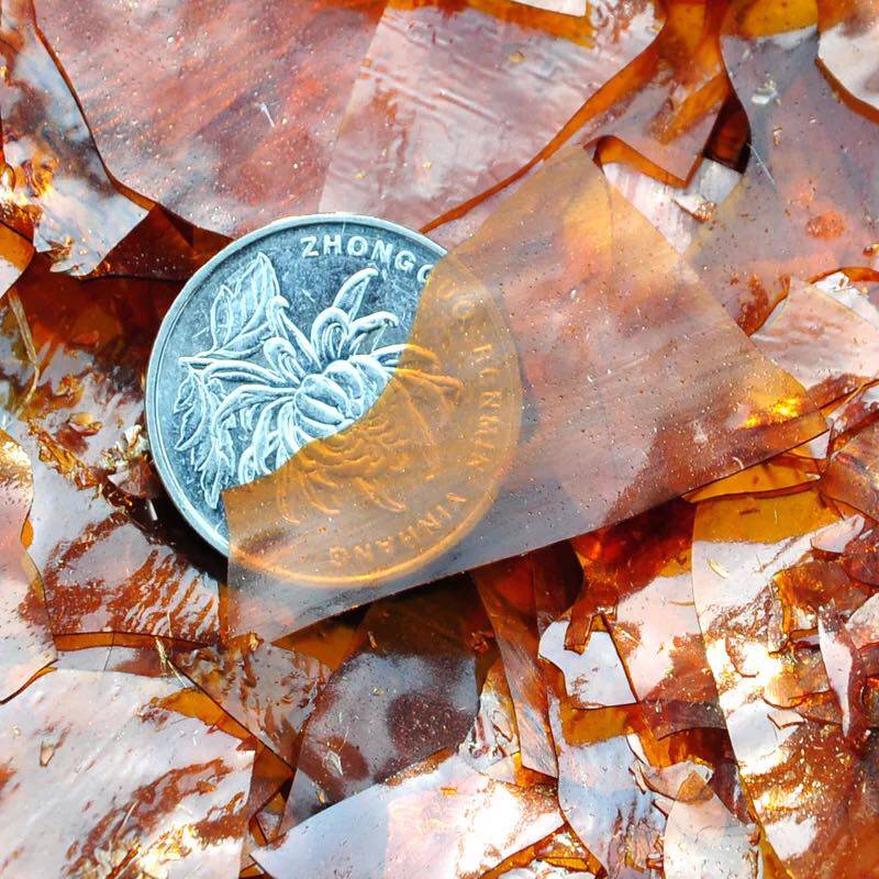 包邮虫胶漆片紫胶片士力片天然透明虫胶片木材家具修理实木维修