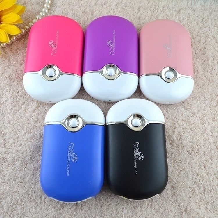 椭圆迷你电风扇掌上风扇充电锂电池睫毛风扇吹干机小风机美甲美睫