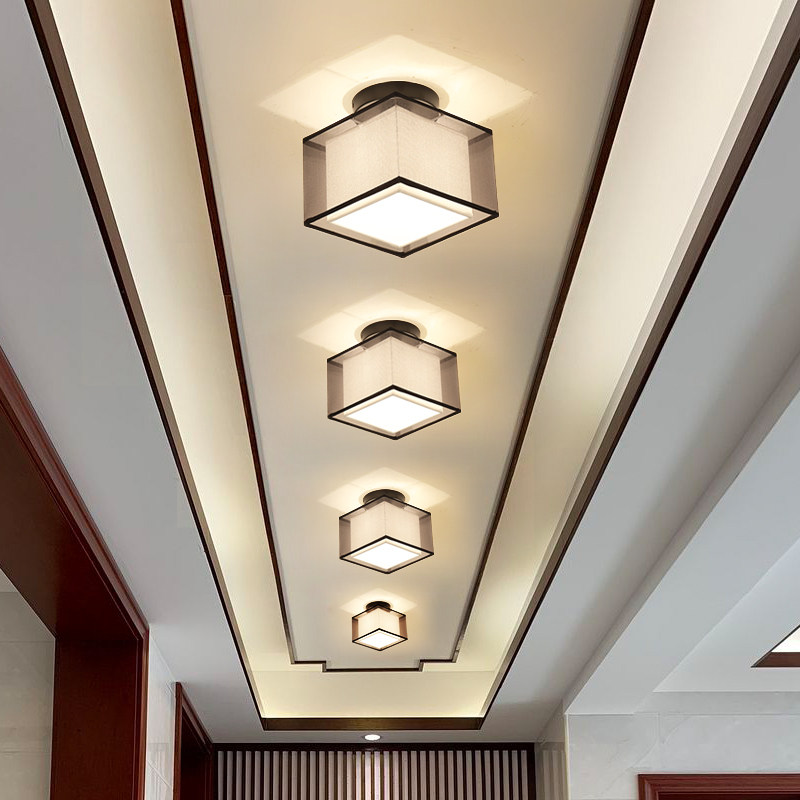 新中式吸顶灯入户灯玄关灯阳台灯现代简约走廊灯门厅灯过道灯具