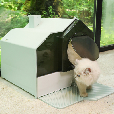 猫砂盆全封闭抽屉式超大号房子猫厕所H幼猫防外溅猫屎盆防带砂用