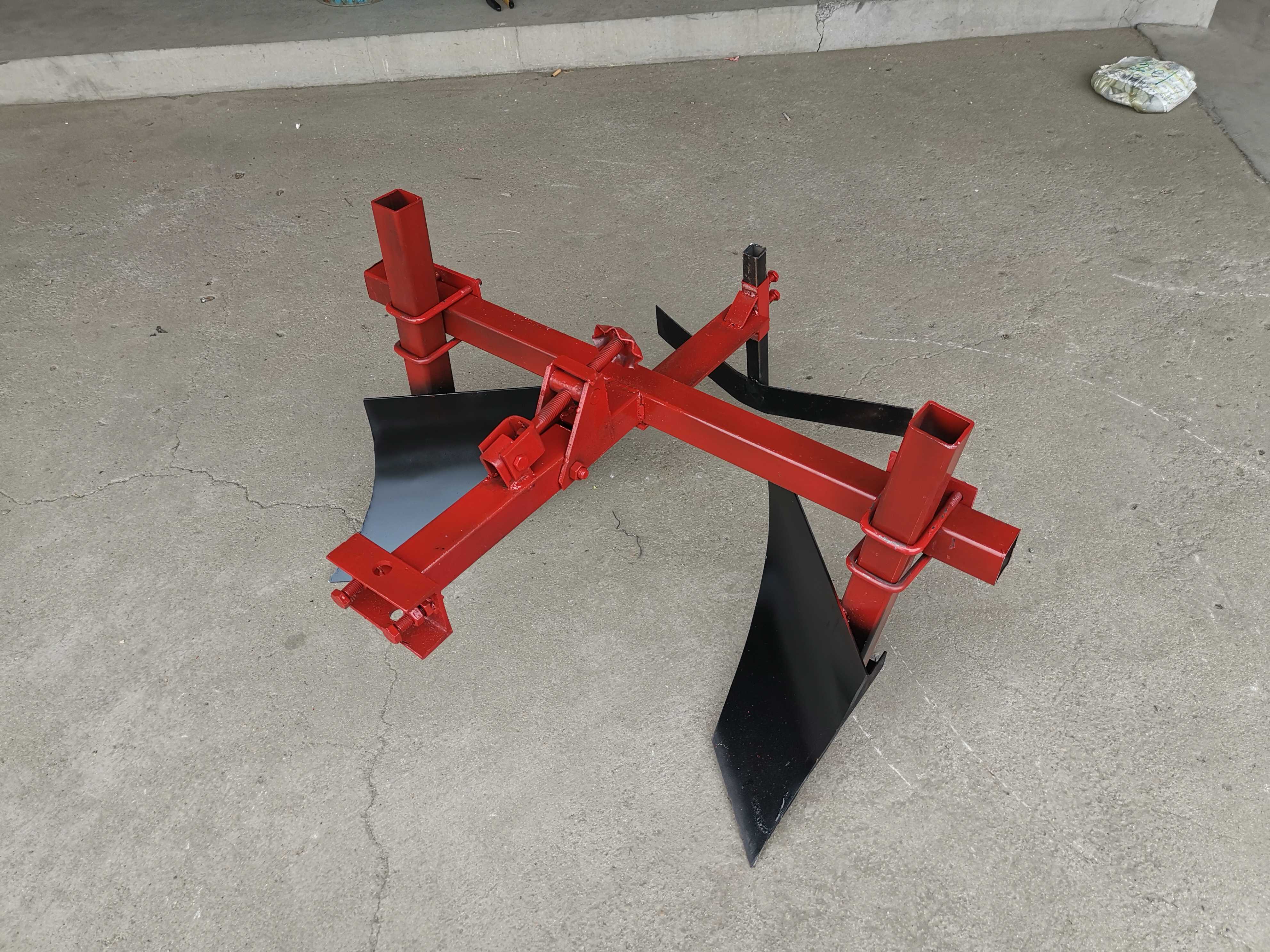 手扶拖拉机配套起垄犁,双行开沟犁起垄犁开沟器机,起垄器施肥犁