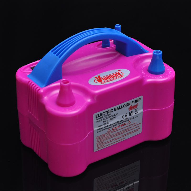 电动充气泵气球打气筒双孔出气电动充气机打气球工具气.球充气工