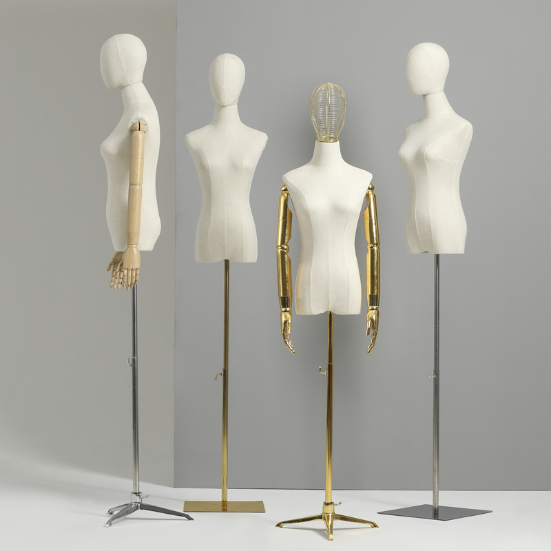 女模特道具女装店高档展示架婚纱橱窗拍照假人体半身服装模特架子