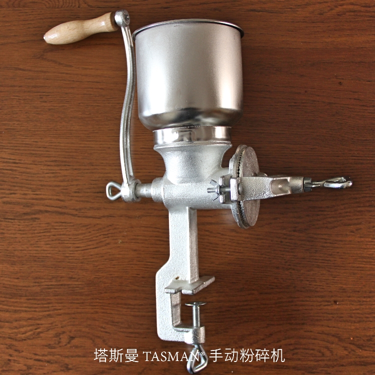 家酿啤酒工具手动麦芽粉碎机小型粉碎机研磨机麦芽碾磨机破碎机