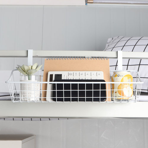 大学生住校宿舍神器床上收纳挂篮置物架免打孔卫生间挂式收纳篮