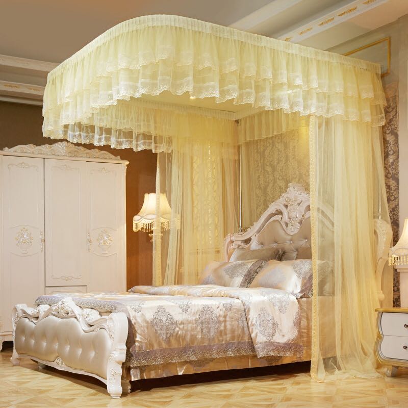 U型加厚挂墙导轨拉幕蚊帐伸缩单开门打墙拉绳铝合金落地不锈钢架