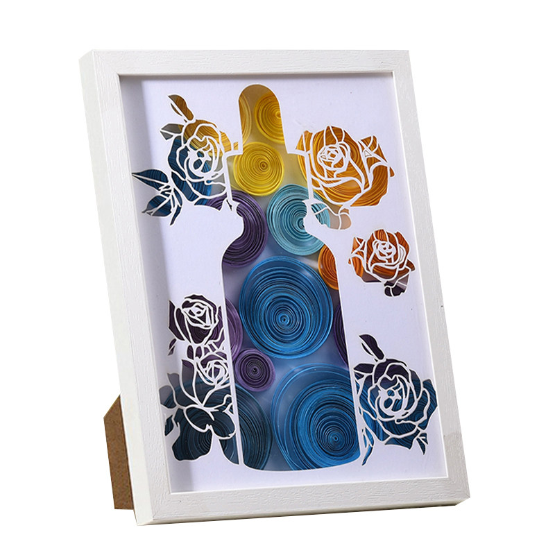 衍纸画材料包f幼儿园小学生手工diy衍纸贺卡书签送老师教师节礼物