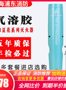车载气溶胶灭火器家用车用便携式微粒子手持式汽车私家车消防器材