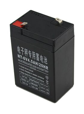 电子称蓄电池电子秤6v4.5ah 20HR计价秤台秤专用可代替4.5ah包邮