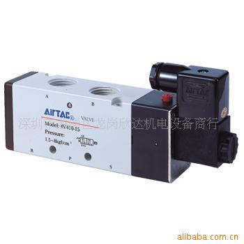 4V410-15B气动DC24V电磁阀AIRTAC单线圈AC220V1.5-8kg亚德客VALVE