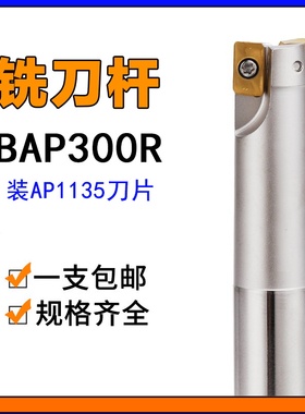 300R直角BAP台肩阶12 16 20 25 30面铣刀杆C10小R0.8刀杆APMT1135