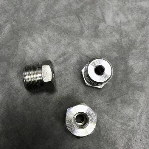 M10x1.5-G1/2 内螺纹M10x1.5 外螺纹G1/2 不锈钢内外丝接头