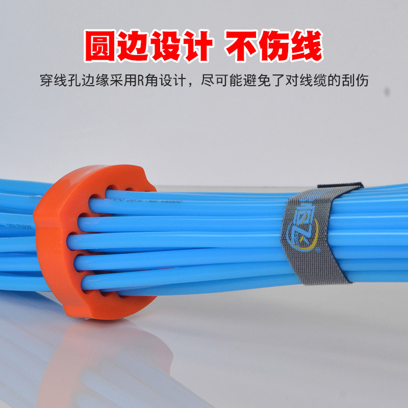 塑料理线板梳线器机房布线神器工具 8mm*24孔/48孔束线器线缆梳理