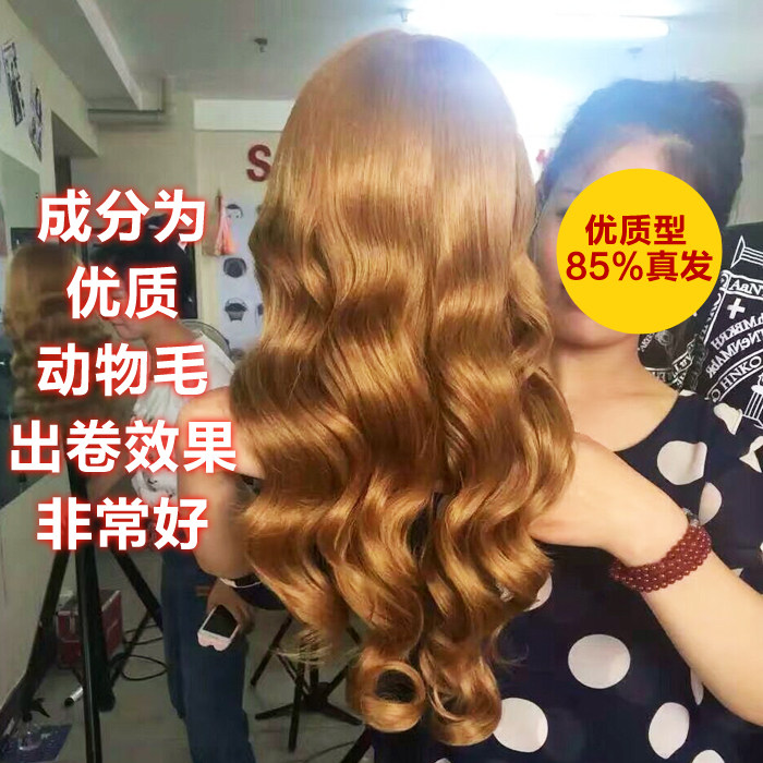假发模特头假人头全真发可烫卷吹编发盘发造型头模型练习头模