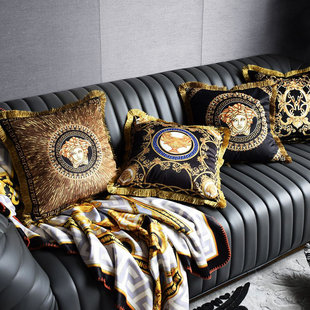 奢华欧式b流苏抱枕酒店宾馆靠垫套办公室酒店ktv沙发样板房芯包邮