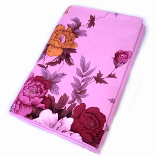 新款老式明光单人国民老粗布印花床单民光纯棉怀旧婚庆单件棉布