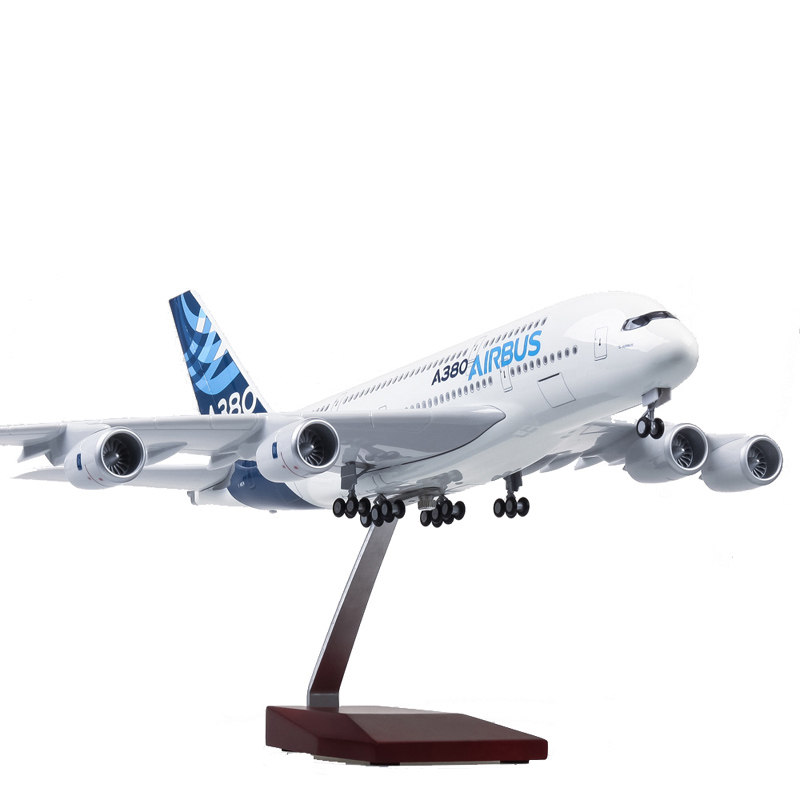 拼装A380飞机模型 国航南航海航仿真客机模型M 1:160比例飞机模型