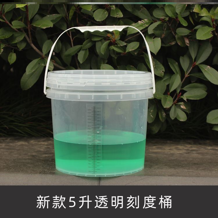 24小时留尿桶24小时尿蛋白定量桶刻度桶5升0透明桶塑料计量提