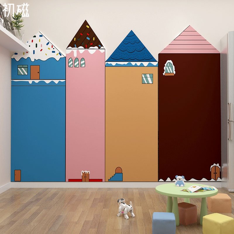 磁性力黑板涂鸦墙贴女孩公主儿童房间布置卧室面软装饰家用可移除,家居饰品,软装墙贴,淘宝优惠券,粉丝福利购,淘宝优惠卷