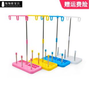 家用缝纫机线架锁边机密拷机包边机三线四线架缝纫机配件大轴线架