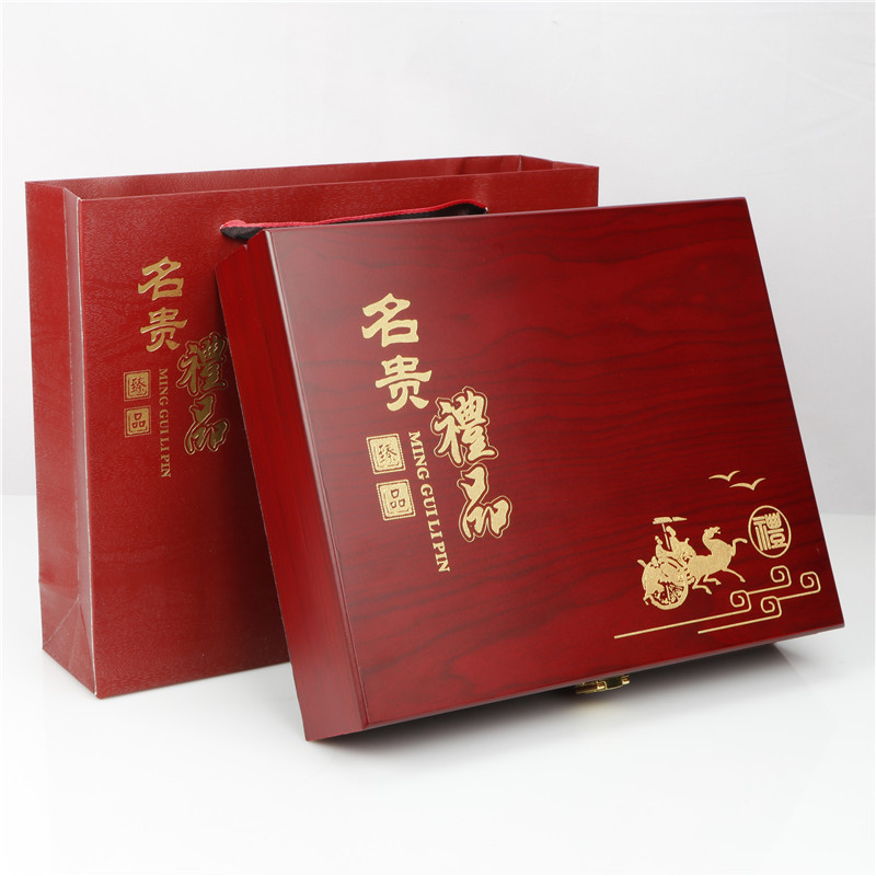 通用名贵礼品包装盒木盒干贝元贝鲍鱼海味干货礼品盒空盒子