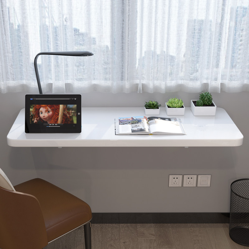 厨房折叠桌家用小户型餐桌飘窗桌子隐形壁挂餐桌墙上吃饭桌电脑桌